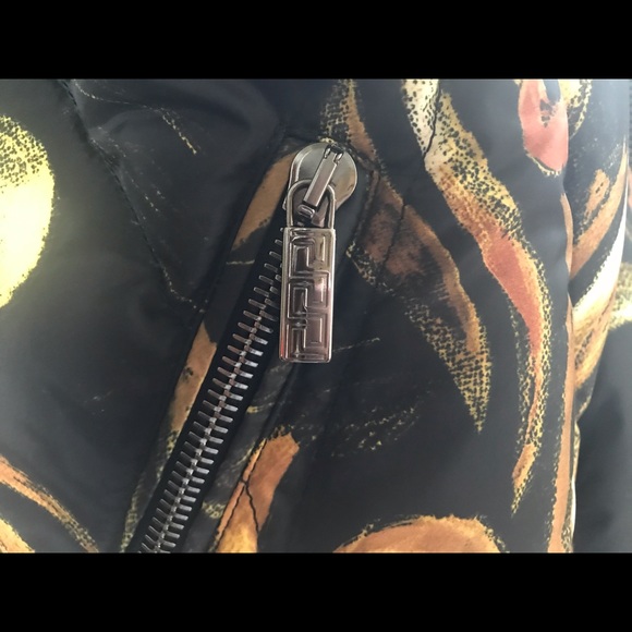 Versace baroccoprint quilted down jacket - Picture 4 of 8